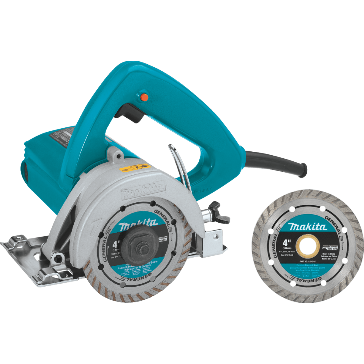 4-3/8 Inch Professional Masonry Saw with Diamond Blade - Perfect for Cutting Brick, Concrete & Tile in Construction & DIY Projects
