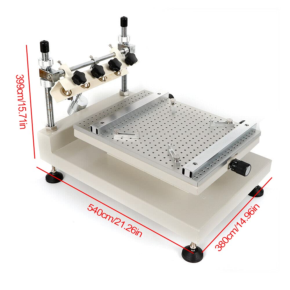 LOYALHEARTDY 3040 High Precision Manual Solder Paste Printer - SMT Stencil Printer for PCB Assembly | Perfect for DIY Electronics & Circuit Board Prototyping