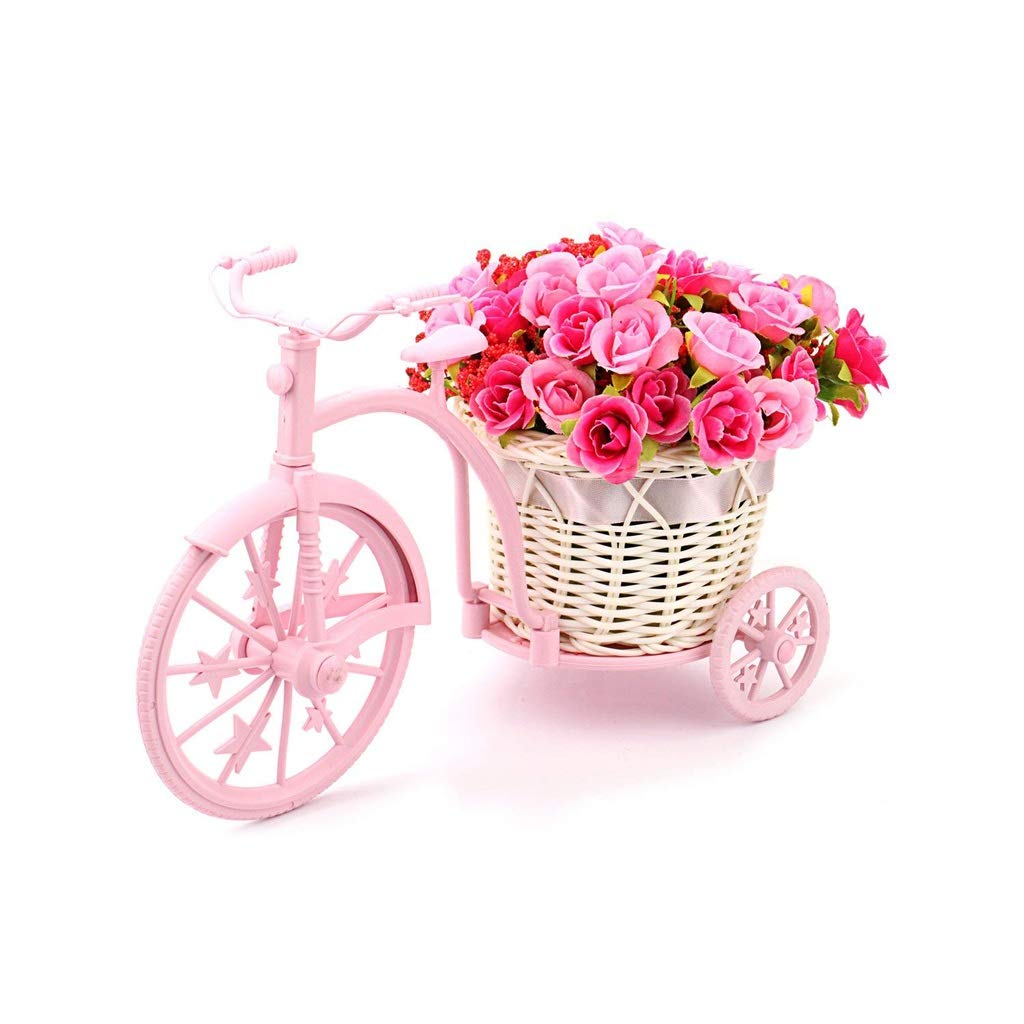 Vintage Pink Flower Stand - Mini Plant Holder for Garden & Wedding Decor