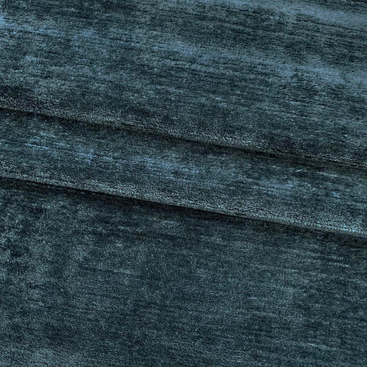 Velvet Ocean Blue Mag Fabric - Premium Upholstery & Craft Material for Sofas, Drapes, and DIY Projects