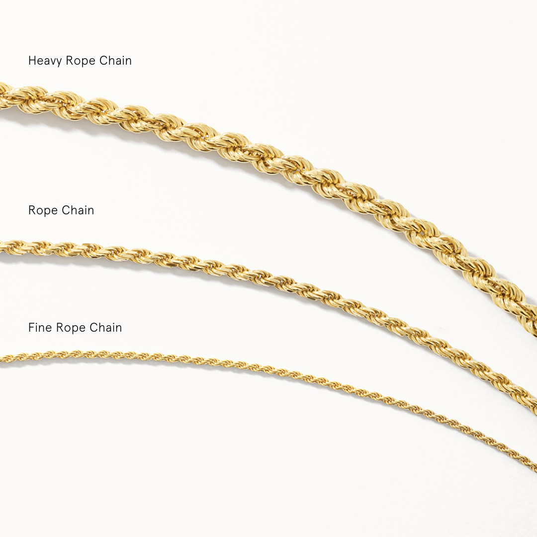 14K Gold Rope Chain Necklace for Women - Elegant Layered Necklace Jewelry for Everyday Wear & Special Occasions