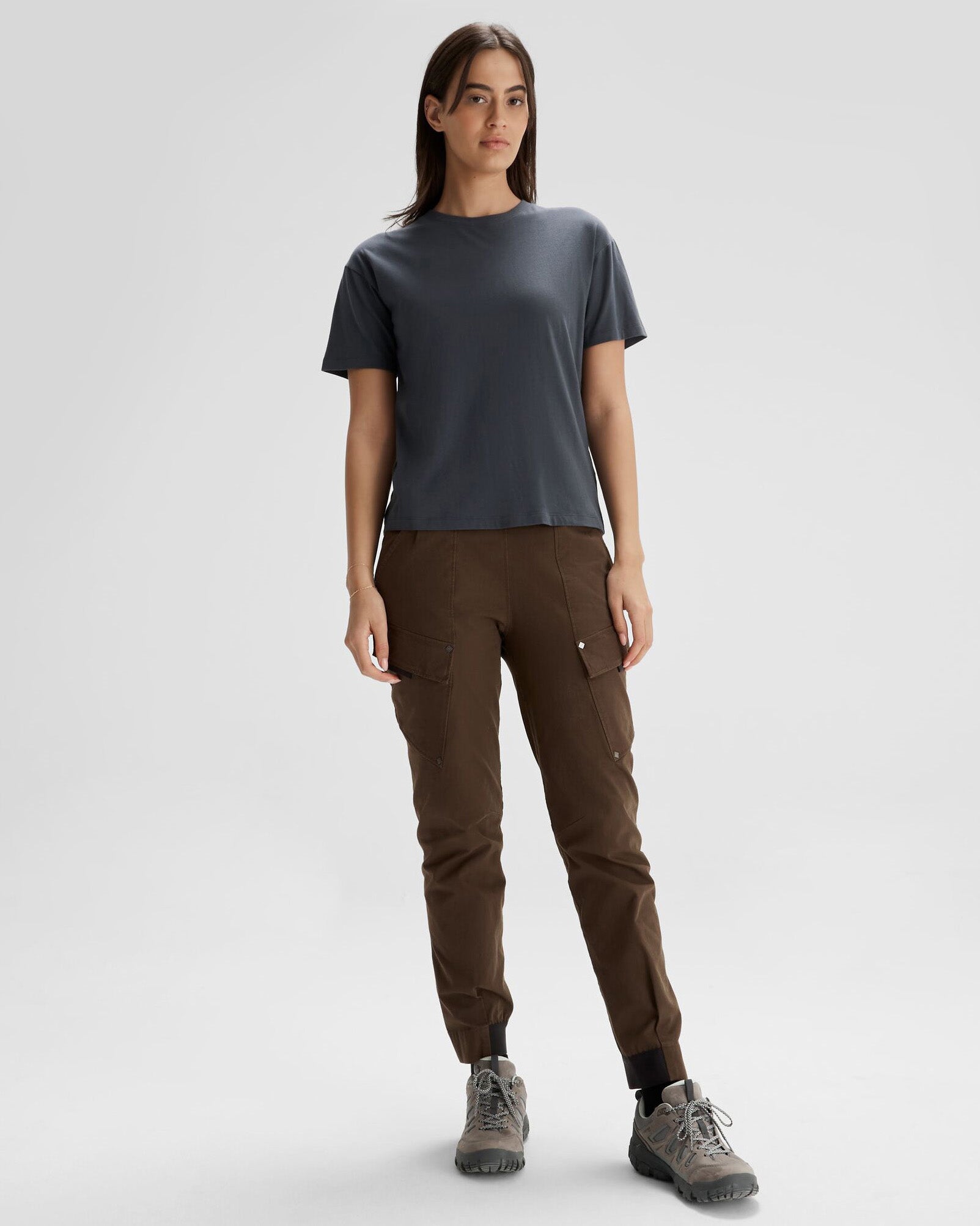 Organic Cotton Women's T-Shirt - Soft & Breathable Solid Tee for Casual Wear, Sleep & Lounge