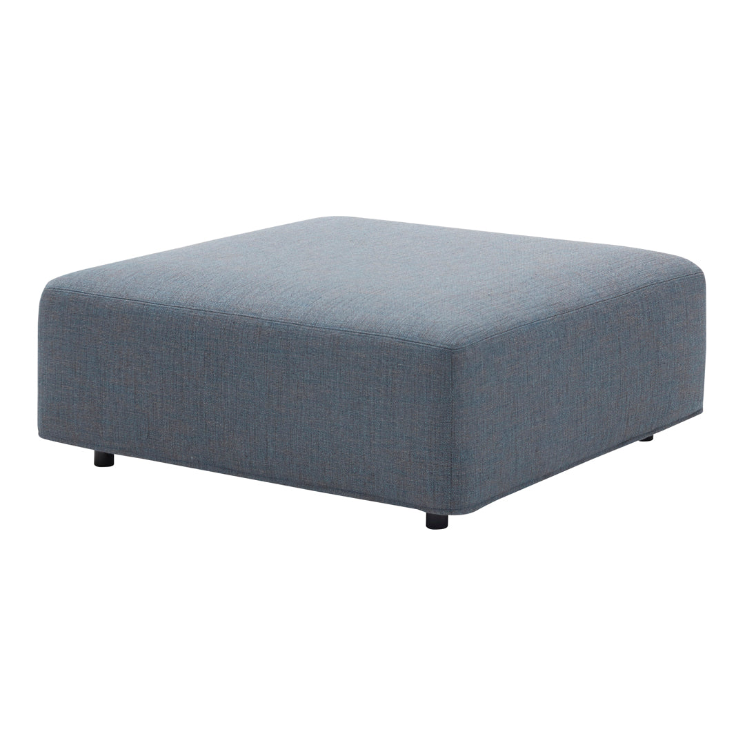 Muller Wulff Cabala Pouf Softline - Stylish and Comfortable Round Footstool Ottoman for Living Room, Bedroom, Nursery - Perfect for Relaxing, Reading or Extra Seating