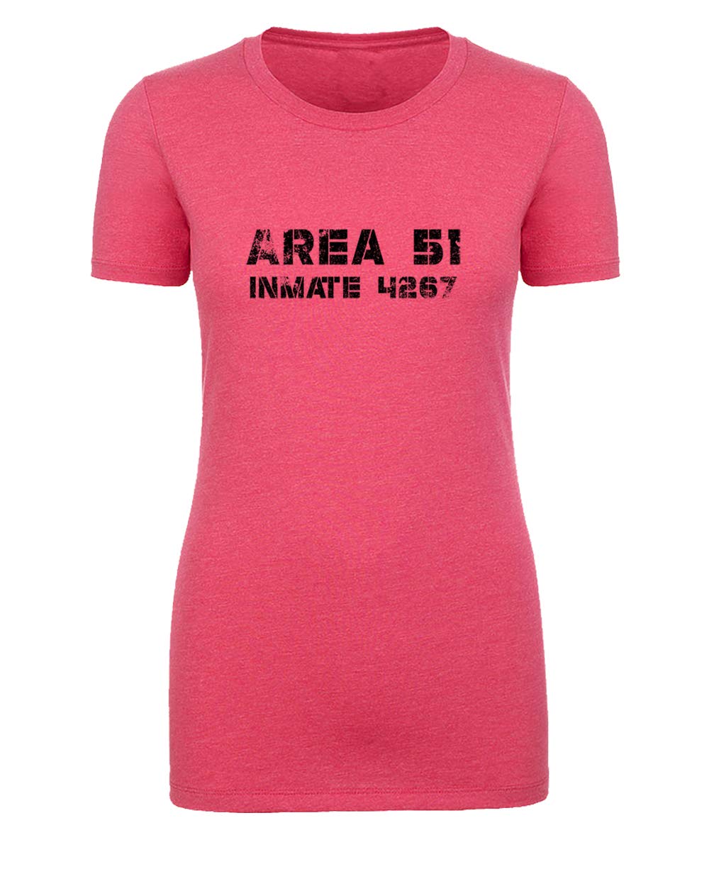 Area 51 Inmate Alien Graphic Tee - Funny Women's T-Shirt for Sci-Fi Fans | Perfect for Cosplay, Comic Con & UFO Enthusiasts