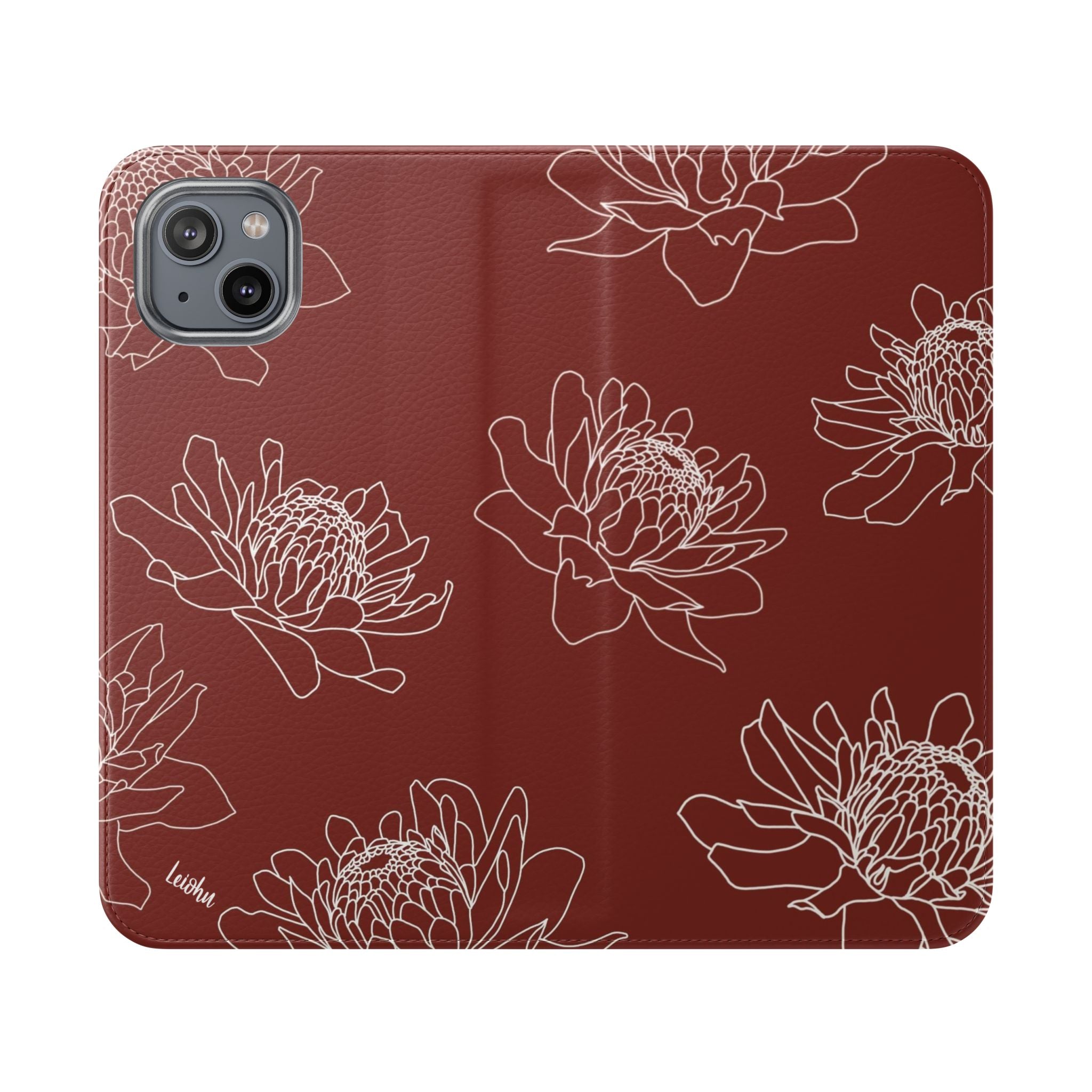 Torch Ginger Folio Case - Elegant & Durable Phone Cover for iPhone & Samsung - Perfect for Travel, Work & Everyday Use