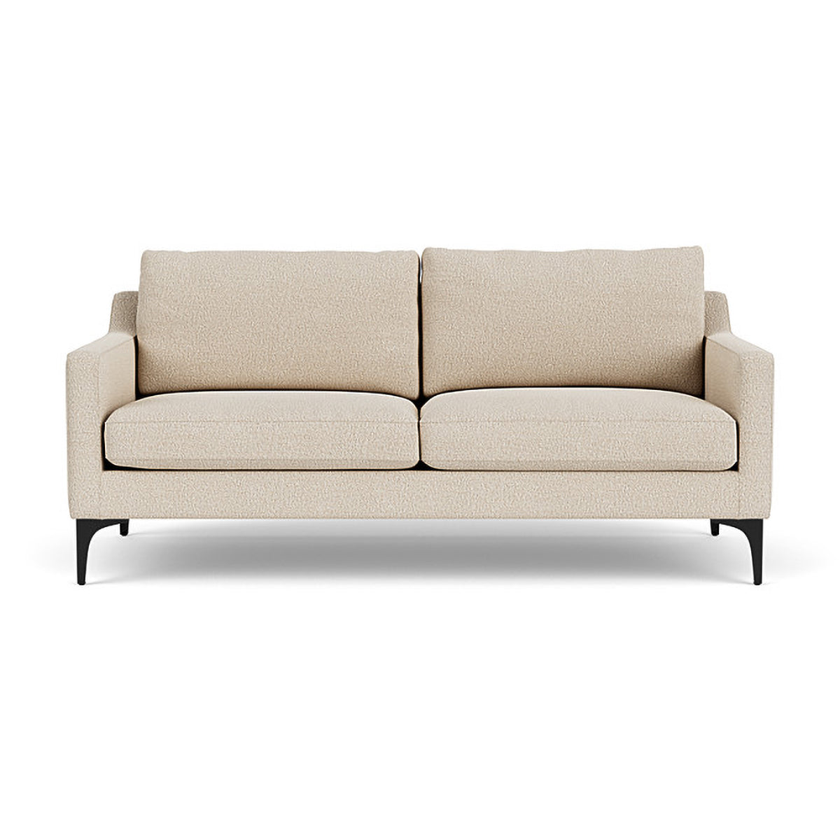 Astha Boucle 2 Seater Sofa - Modern Upholstered Loveseat for Small Spaces | Perfect for Apartments, Living Rooms & Cozy Home Decor