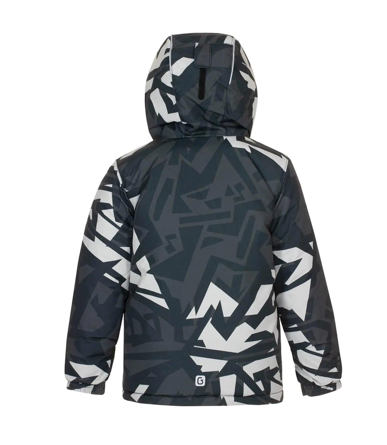 Gusti Lex Insulated Snow Suit for Men & Women - Waterproof Winter Jacket & Pants Set, Charcoal Grey - Perfect for Skiing, Snowboarding & Cold Weather Outdoor Activities