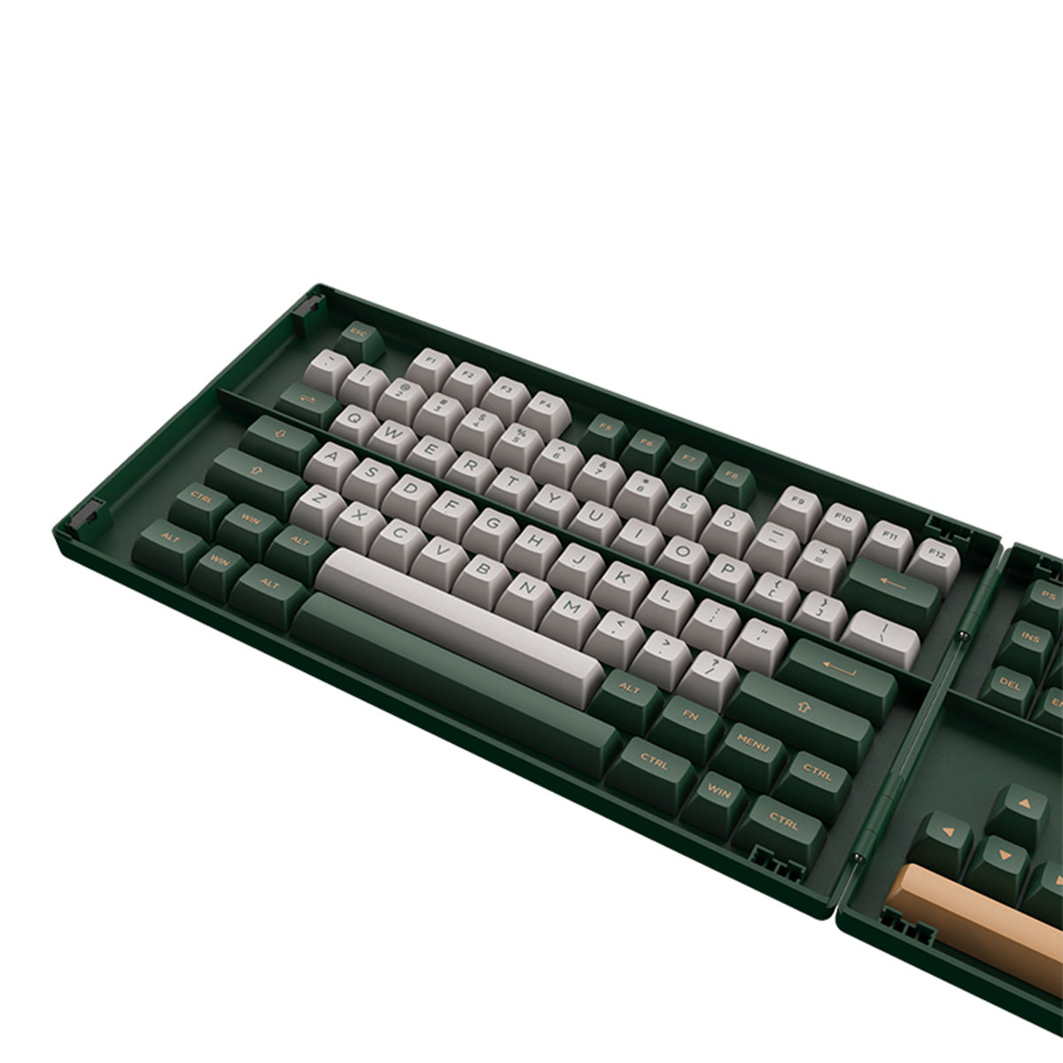 Akko London Fullset PBT Doubleshot ASA Profile 198 pcs Keycaps - Premium Custom Mechanical Keyboard Keycaps for Gaming & Typing (Compatible with Most Mechanical Keyboards) - Perfect for Office, Home & Gaming Setup