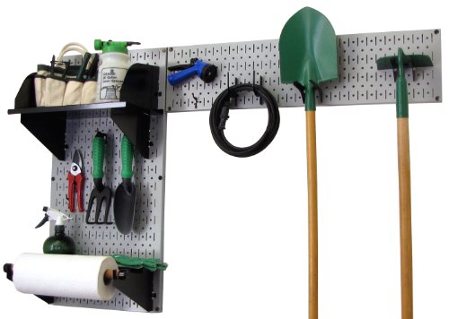 Gray Pegboard Black Accessories