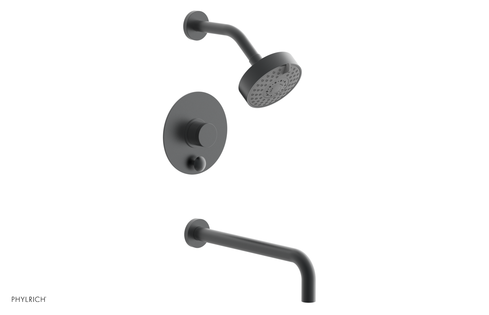 BASIC II 12 Pressure Balance Tub and Shower Faucet Set - 230 26 12 - Perfect for Bathroom Renovation & Modern Home Upgrade