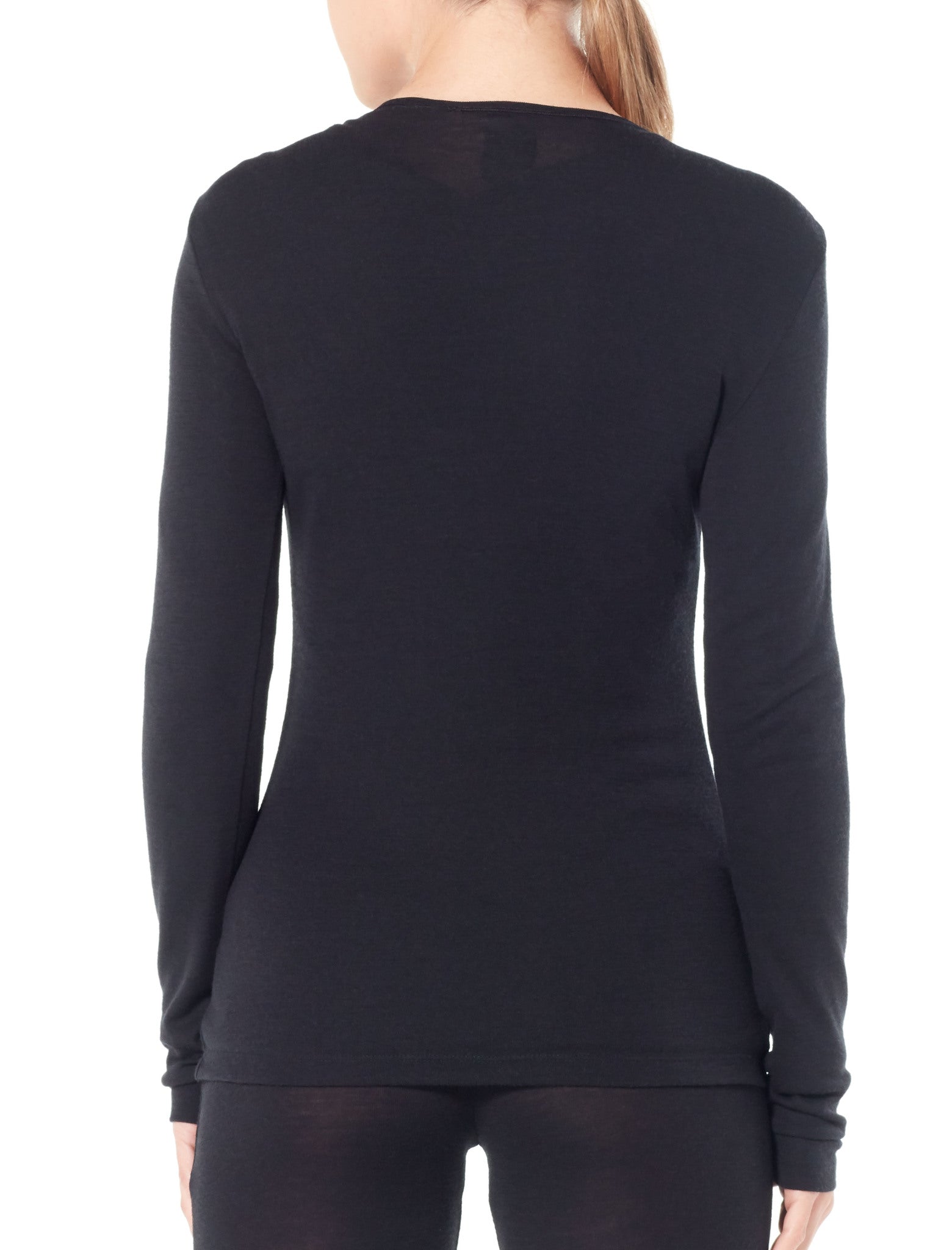 175 Everyday Long Sleeve Crewneck T-Shirt for Women | Soft Cotton Round Neck Basic Top | Perfect for Casual Wear, Layering & Everyday Comfort