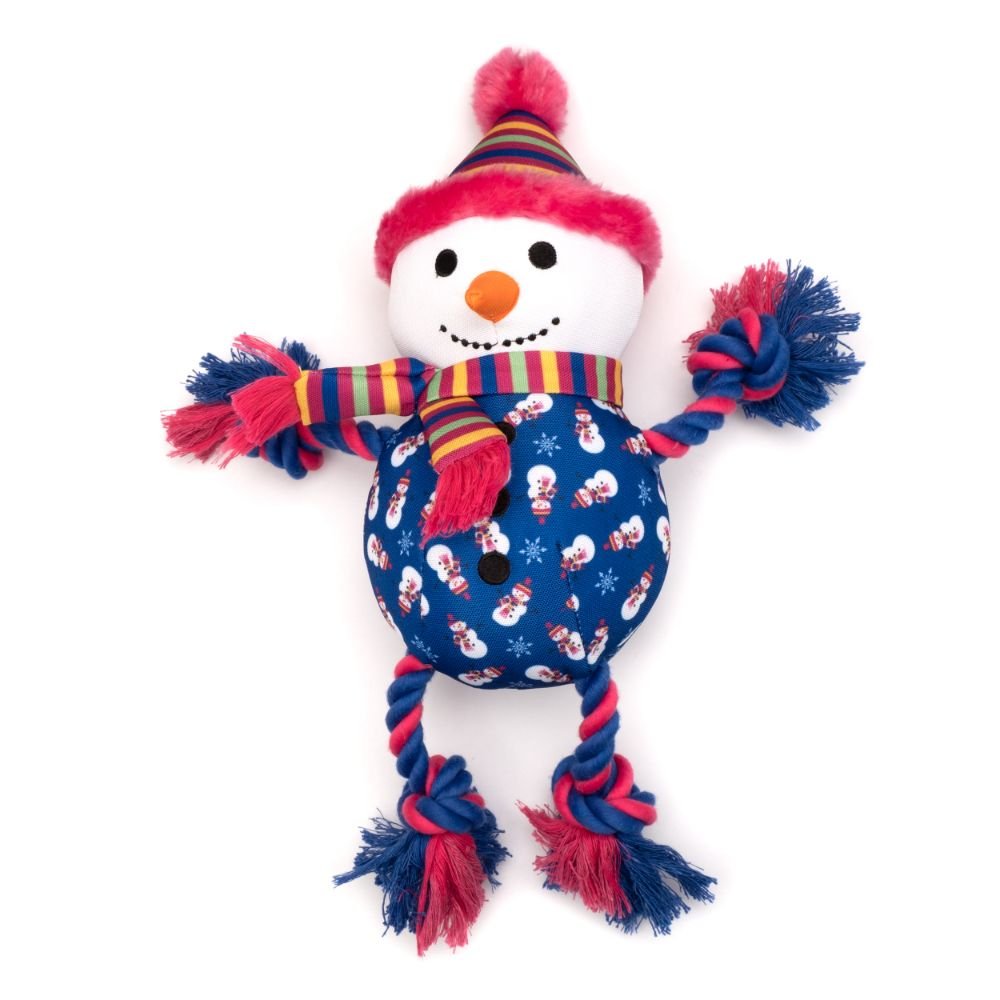 Blue Snowman Toy - Fun Winter Decoration for Kids & Holiday Home Decor - Perfect for Christmas Tree Ornaments & Seasonal Gift Giving