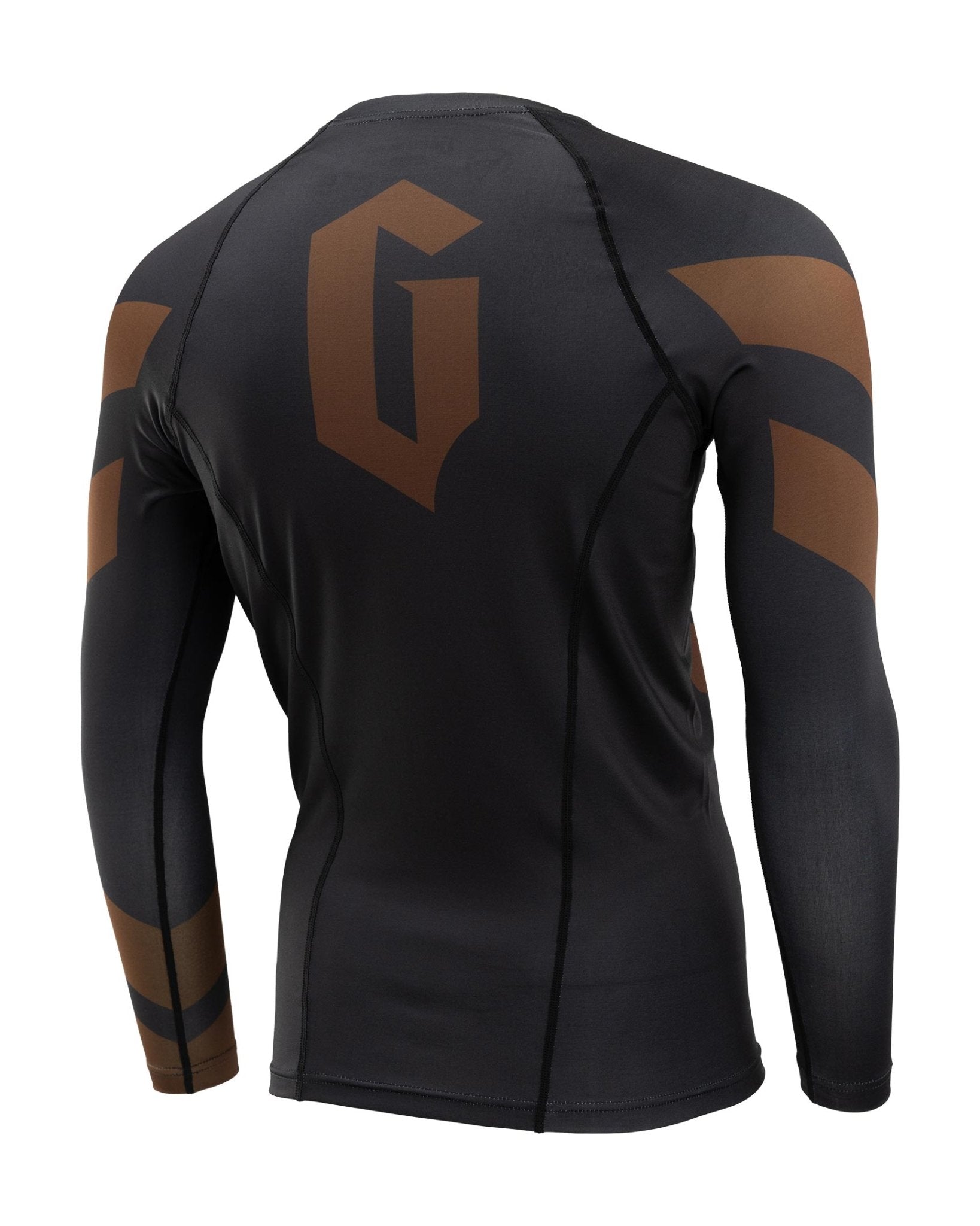 Men's Long Sleeve Pro Ranked Rash Guard - UPF 50+ Sun Protection for Surfing, MMA & Water Sports