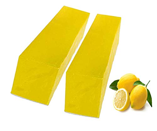 Natural Lemon Melt and Pour Soap Base - 950g, Paraben-Free, SLS/SLES & Alcohol-Free for DIY Soap Making, Handmade Gifts, Spa & Skincare