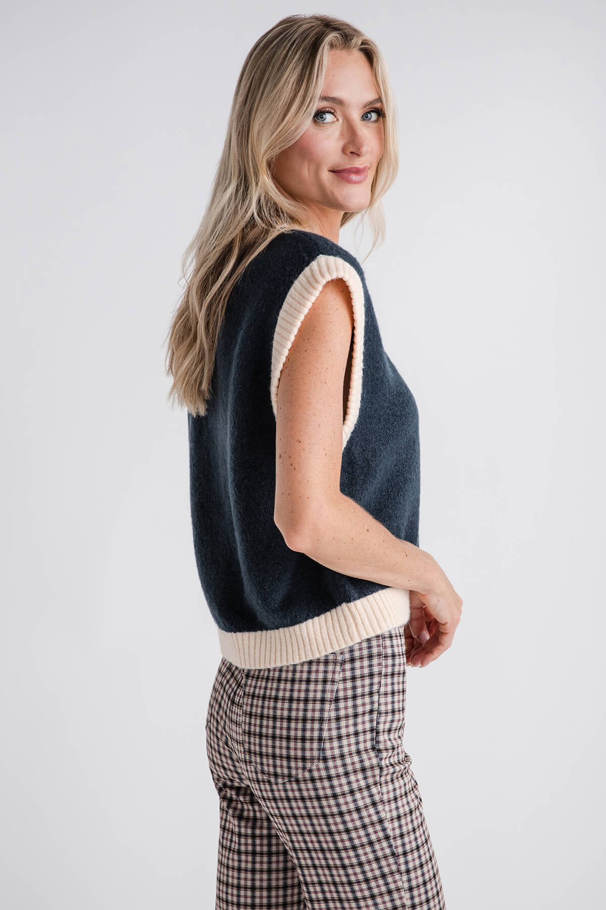 By Together Sylana Vest - Stylish Women's Knit Vest for Fall & Winter Layering - Perfect for Office, Casual Wear & Outdoor Activities