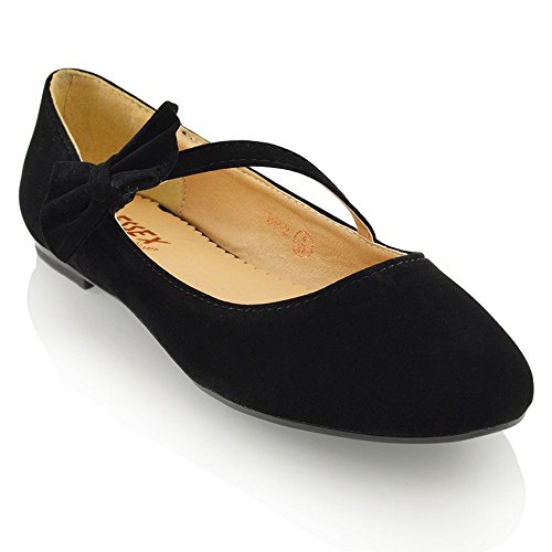 Black Faux Suede