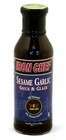 Iron Chef Sesame Garlic Sauce - 6 Pack (14 Oz Each) - Premium Asian Stir Fry & Marinade Sauce for Cooking, Dipping & Glazing - Perfect for Chicken, Noodles & Vegetables