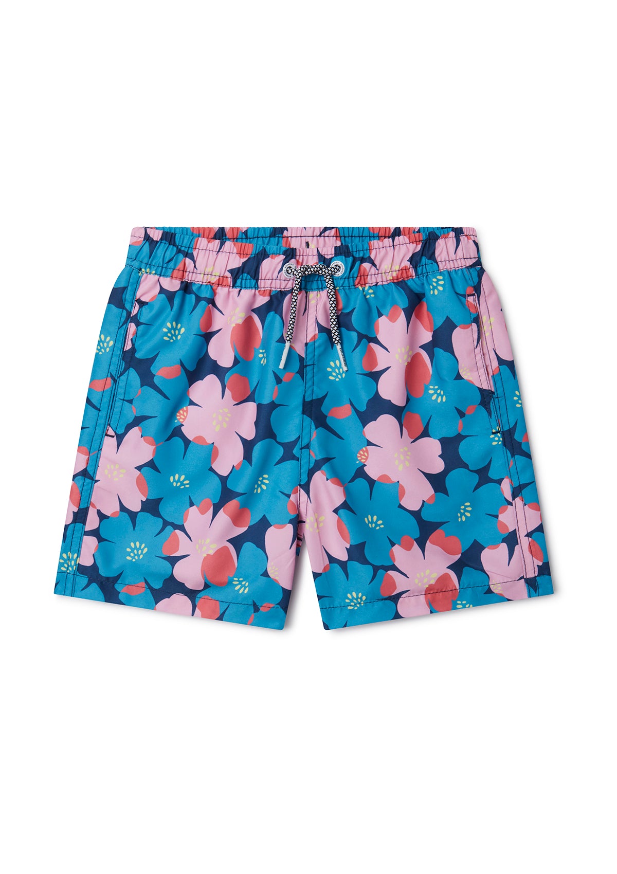 Sully Floral Swim Shorts for Men & Boys - Matching Father & Son Swimwear Set for Beach, Pool & Summer Vacations