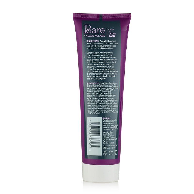 Bare by Vogue Instant Self-Tanning Lotion - Natural Looking Sunless Tan for Face & Body - Perfect for Beach Vacations & Special Occasions