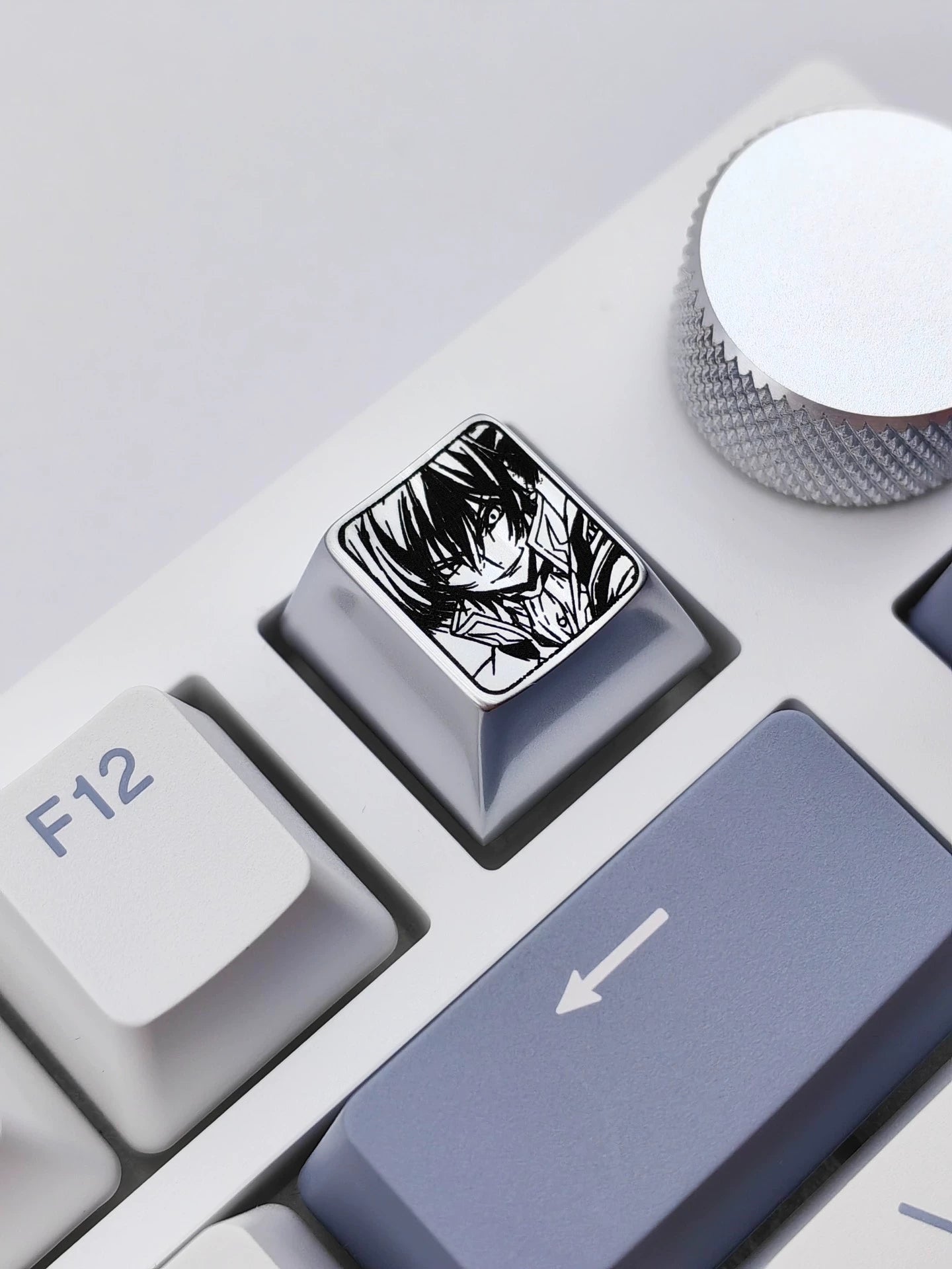 CODE GEASS Lelouch of the Rebellion C.C. Anime Keycaps - Zinc Alloy Custom Mechanical Keyboard Keycaps for Gaming & Typing Enthusiasts