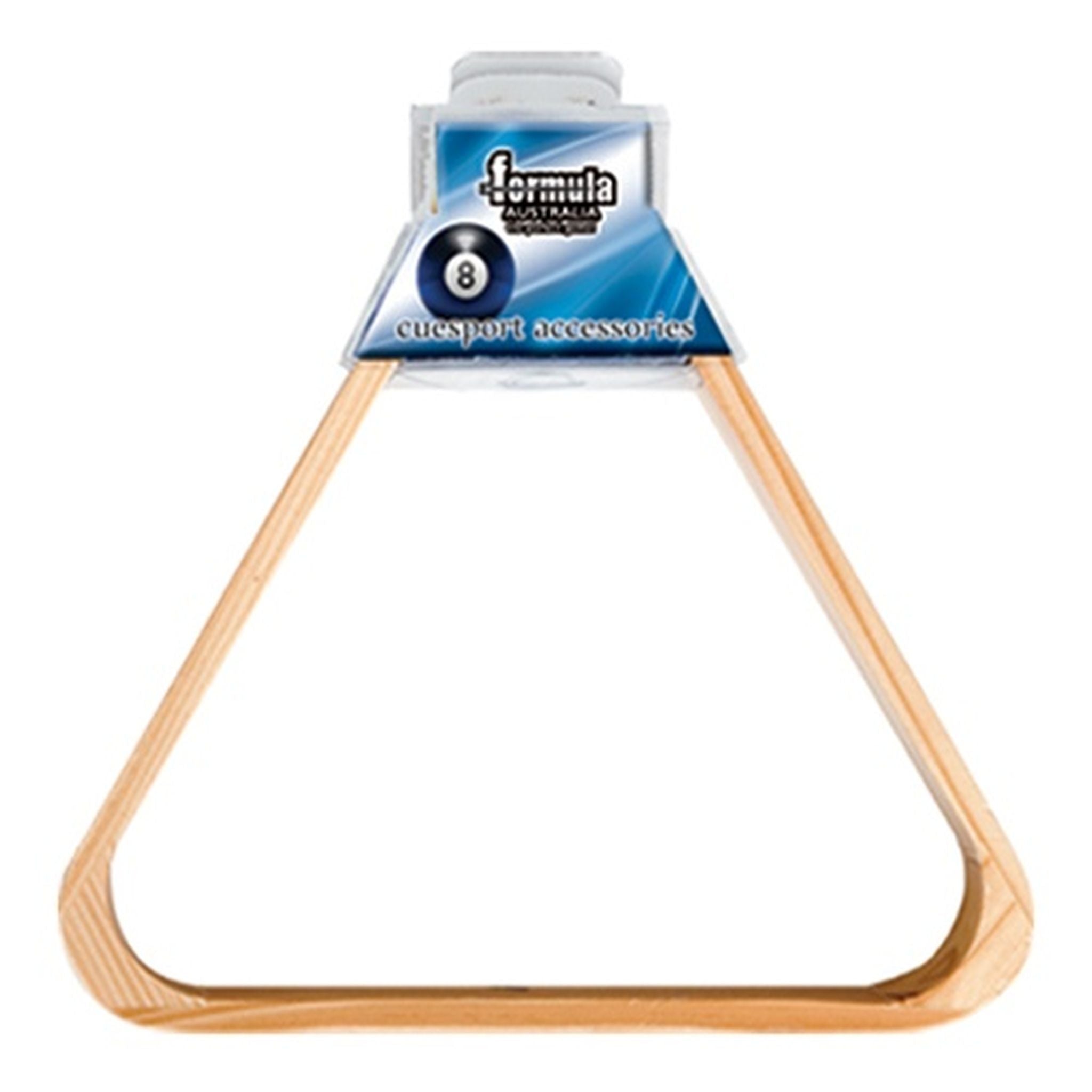 2 Inch Triangle Wooden Billiard Rack - 15 Ball Pool Triangle for Professional & Home Game Rooms - Perfect for Snooker, Pool, and Billiards Play