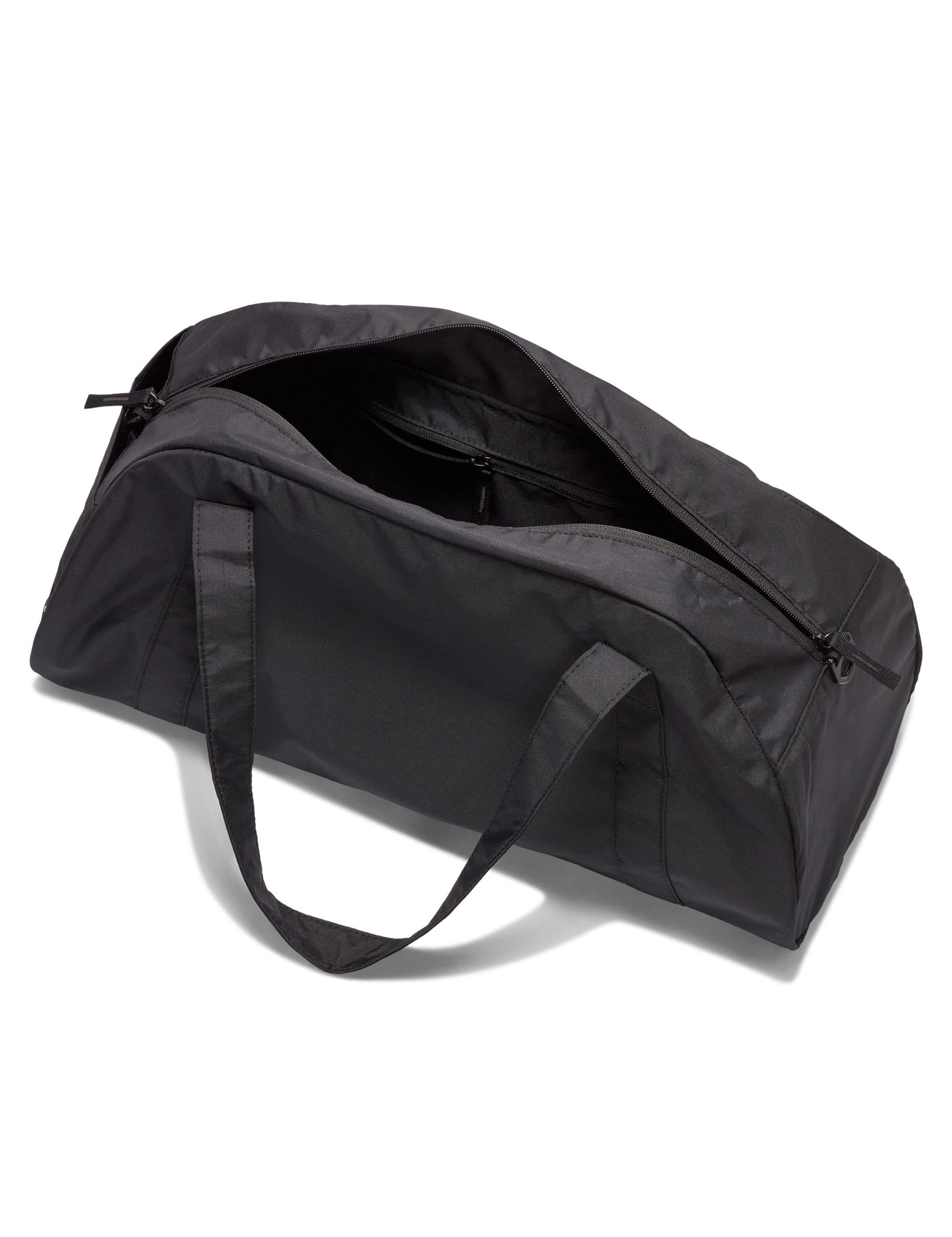 Premium Gym & Sports Duffel Bag - Waterproof Black/White Workout Bag for Men & Women - Perfect for Gym, Travel, and Sports Equipment Storage