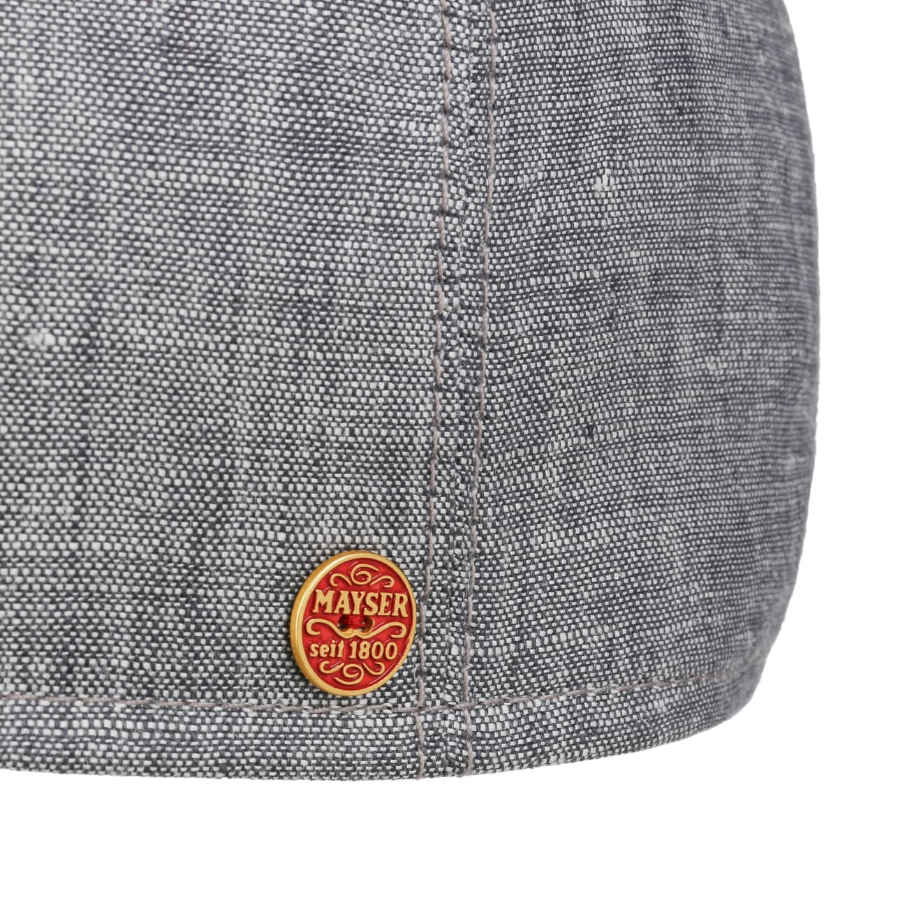 Stylish Mayser Paddy Linen Flat Cap for Men - Classic Irish Summer Hat for Outdoor Activities, Golf, Fishing & Casual Wear