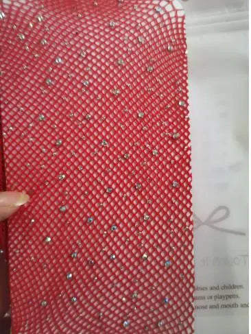 Sexy Diamond Fishnet Pantyhose for Women - Shiny Rhinestone Mesh Nylon Stockings & Tights - Perfect for Party, Cosplay, and Night Out