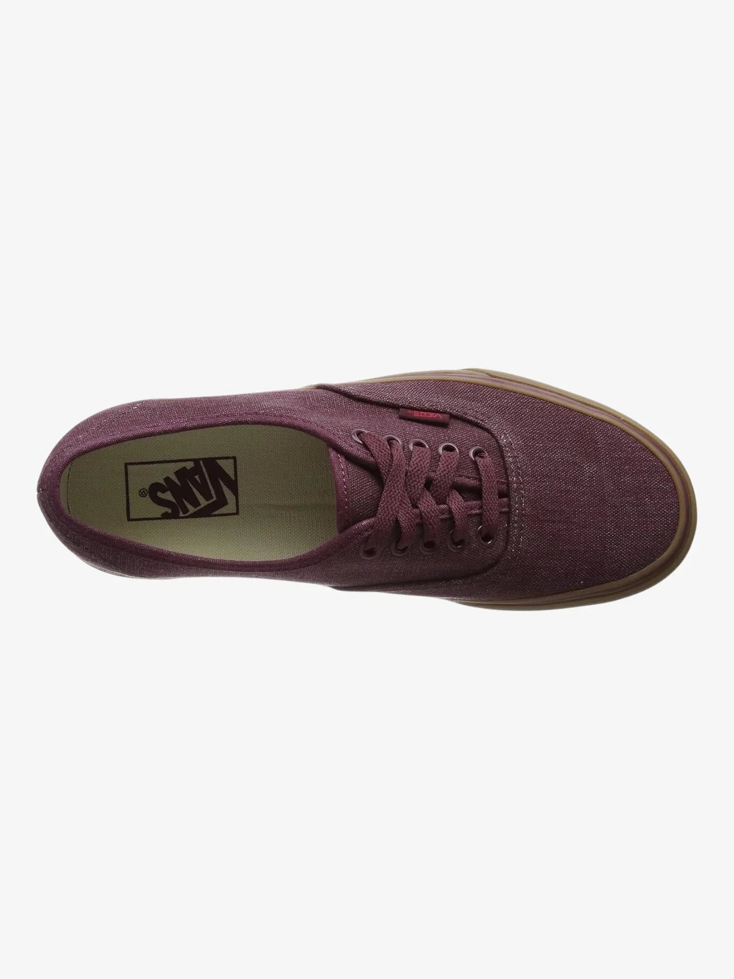 Vans Authentic Sneakers in Burgundy & Caramel - Classic Skate Shoes for Men & Women | Perfect for Casual Wear, Street Style & Skateboarding