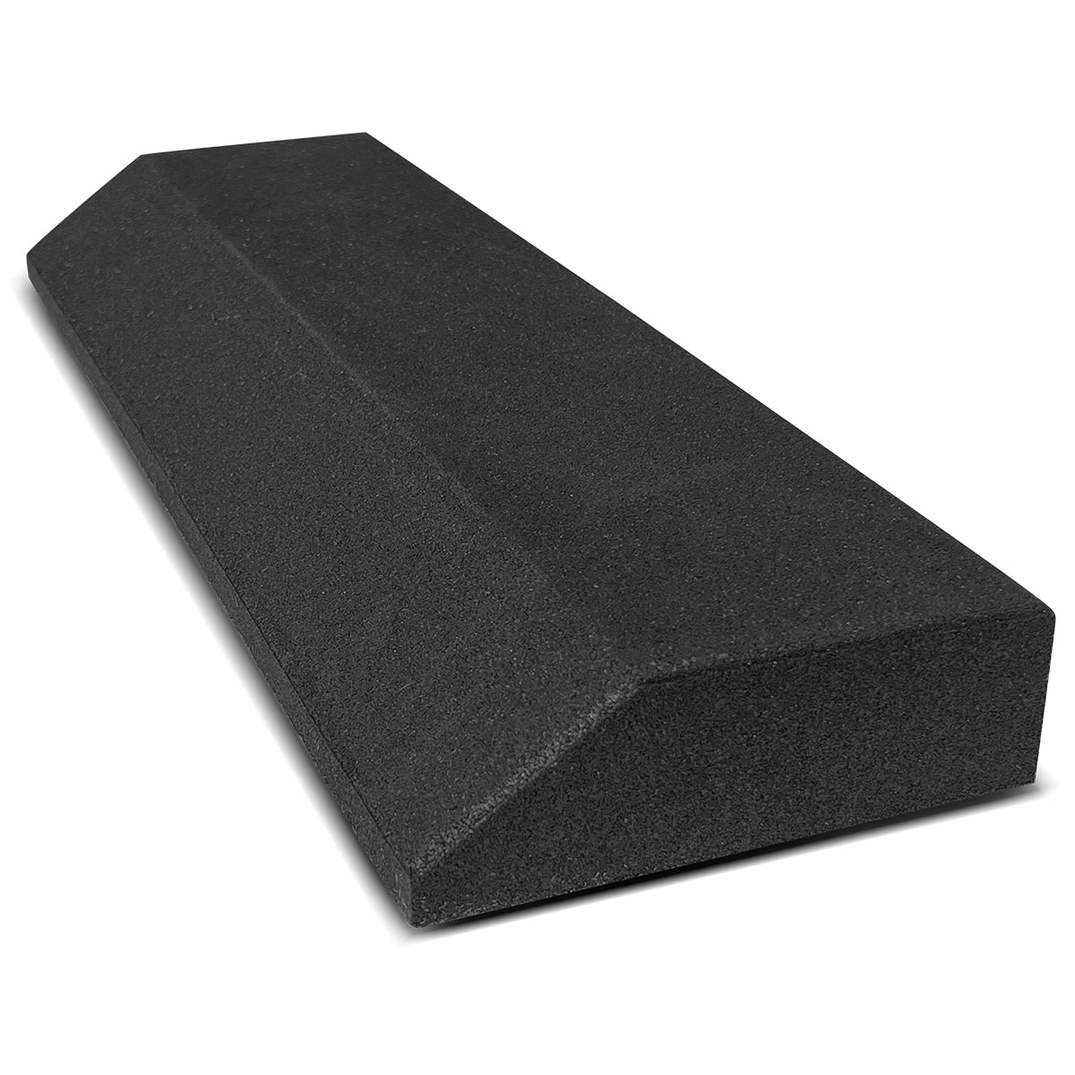 CORTEX 50mm Commercial Dual Density Gym Floor Mat Edge Ramp - Heavy Duty Rubber Transition for Home & Commercial Gyms, Fitness Studios, and CrossFit Boxes