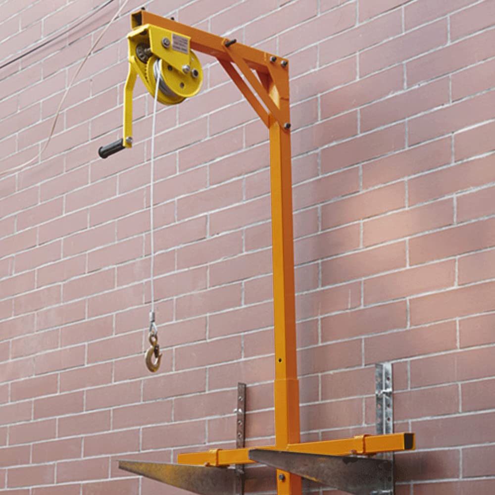 DNYSYSJ Air Conditioner Outdoor Unit Lifting Tool - Heavy Duty AC Bracket Crane with 10m Rope for Safe Installation | Perfect for HVAC Technicians & DIY Home Improvement Projects