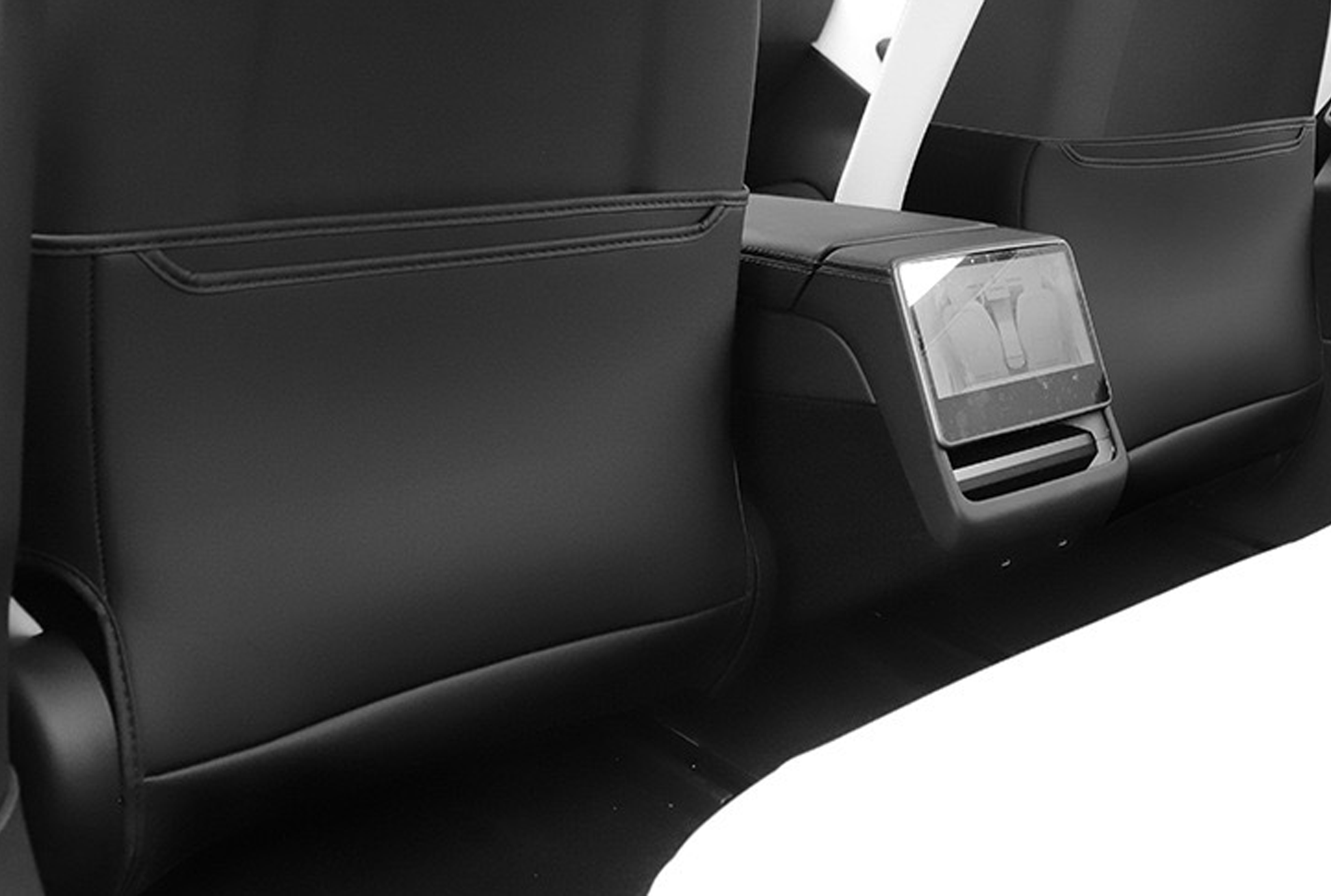 Tesla Model 3/Y & 2024+ Model 3 Highland Seat Back Kick Protectors - Durable Car Seat Protector for Kids & Pets - Perfect for Family Road Trips & Daily Commutes