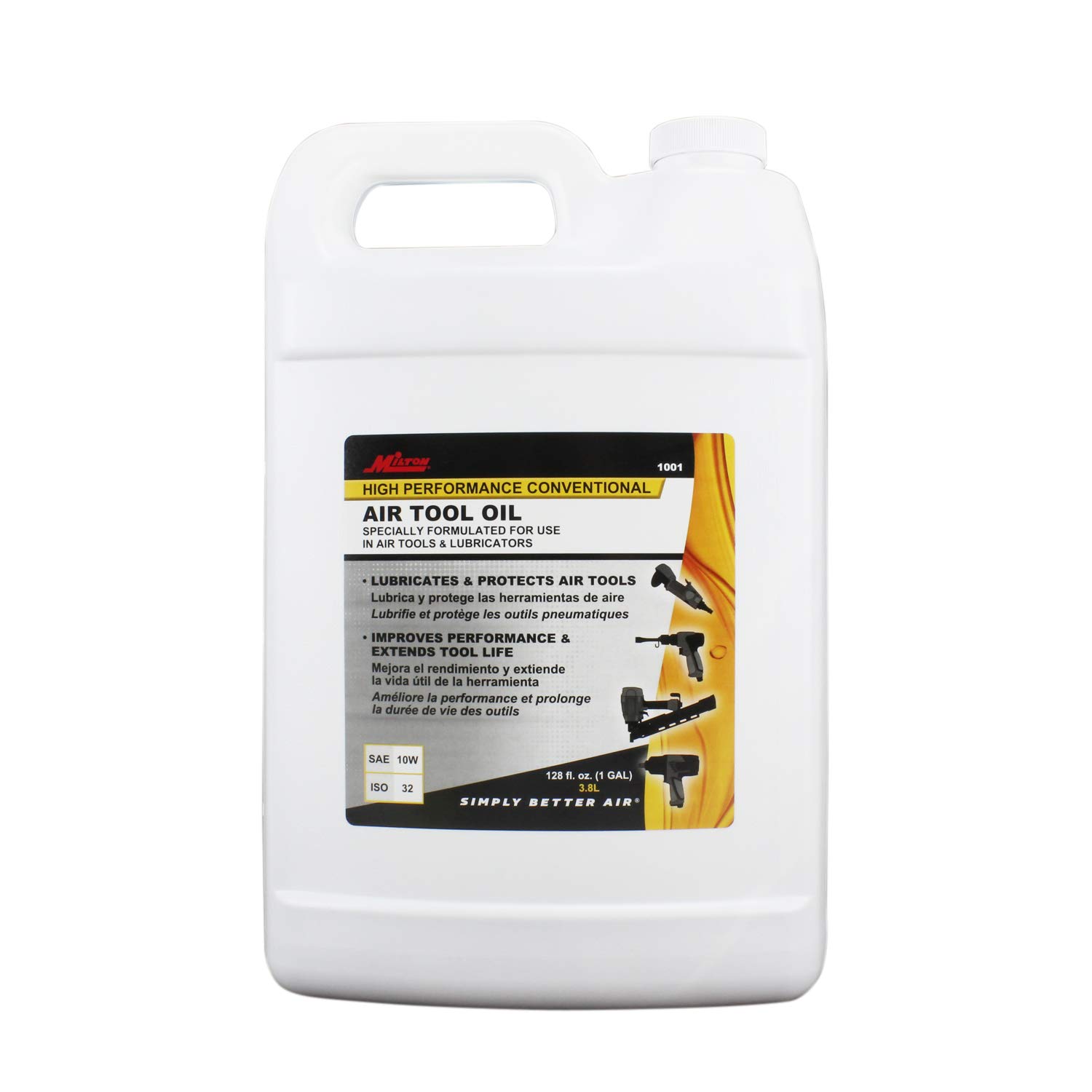 Milton 1001 Tool Oil - 1 Gallon Lubricant for Power Tools, Machinery & Automotive Maintenance | Extends Equipment Life | Ideal for Workshops, Garages & Industrial Use