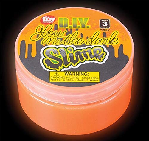 DIY Glow in The Dark Slime Kit - 3.5 Inch Fun Sensory Toy for Kids (Pack of 6) | Perfect for Birthday Parties, Stress Relief & Creative Play