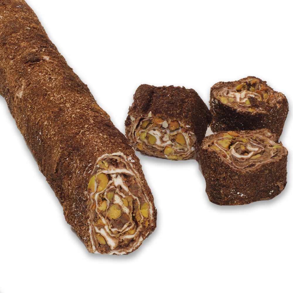 Premium Coffee & Pistachio Flavored Wrap - Delicious Snack for Breakfast, Office, or On-the-Go