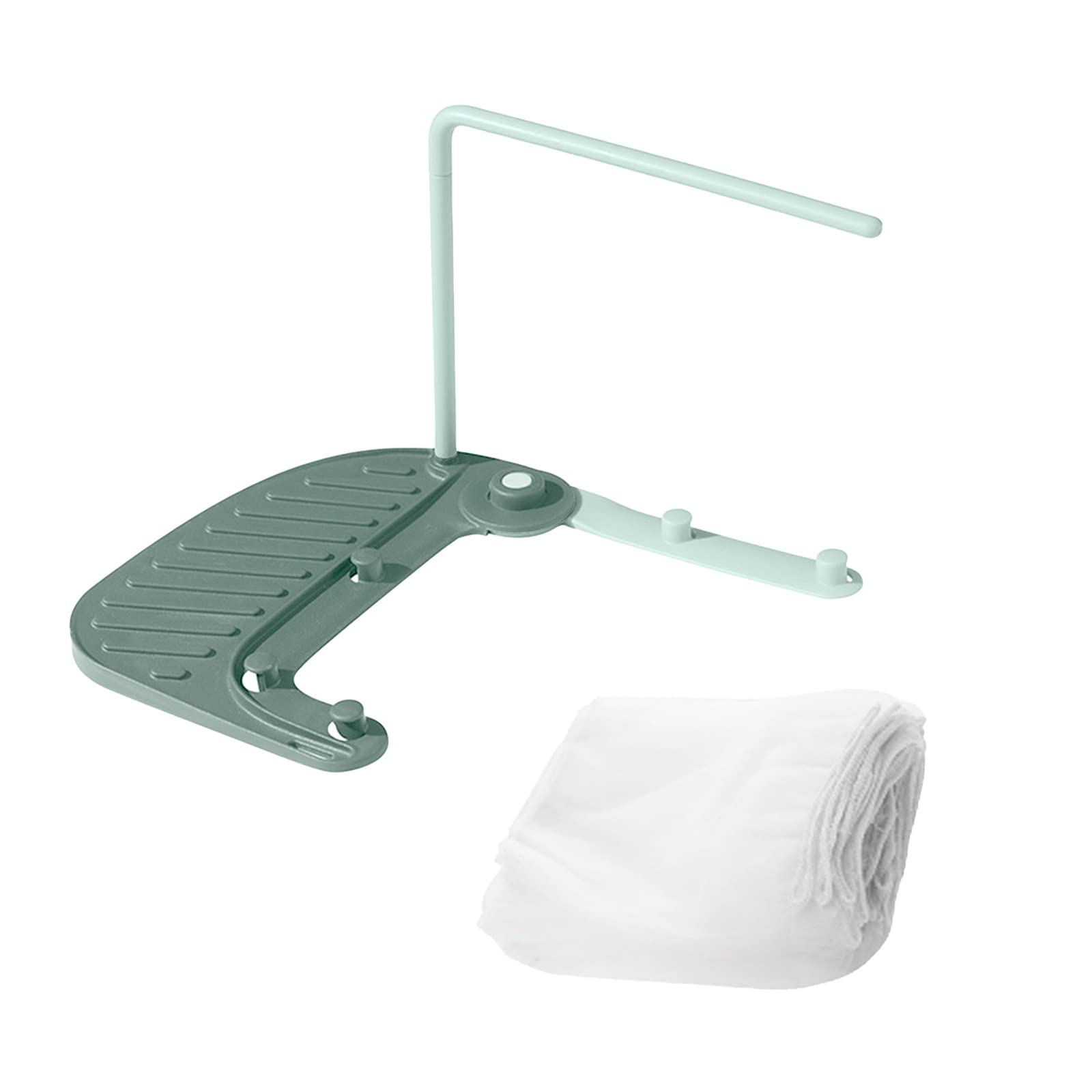 **Triangle Sink Strainer Holder - Kitchen Filter Basket & Food Drain Pouch for Leftover Soup, Garbage Hanging Net - Vegetable & Fruit Clean Storage Rack with Flat Drying Design - Large Size for Easy Kitchen Organization**    *(Perfect for Draining, Cleaning, and Storing Fruits, Vegetables, and Leftover Food in Sinks – Ideal for Home & Restaurant Use)*