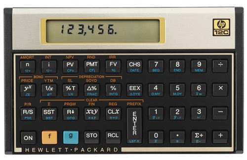 HP 12c Financial Calculator - Professional Business & Accounting Tool for Finance Students, Bankers & Investors - Perfect for Financial Analysis, Loan Calculations & Investment Planning