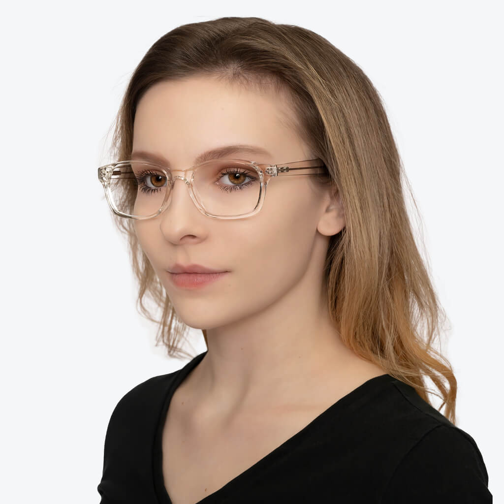 ScreenTime Lucent Blue Light Blocking Computer Glasses - Anti-Eye Strain for Gaming & Office Work - Crystal Clear Lenses for Digital Screen Use