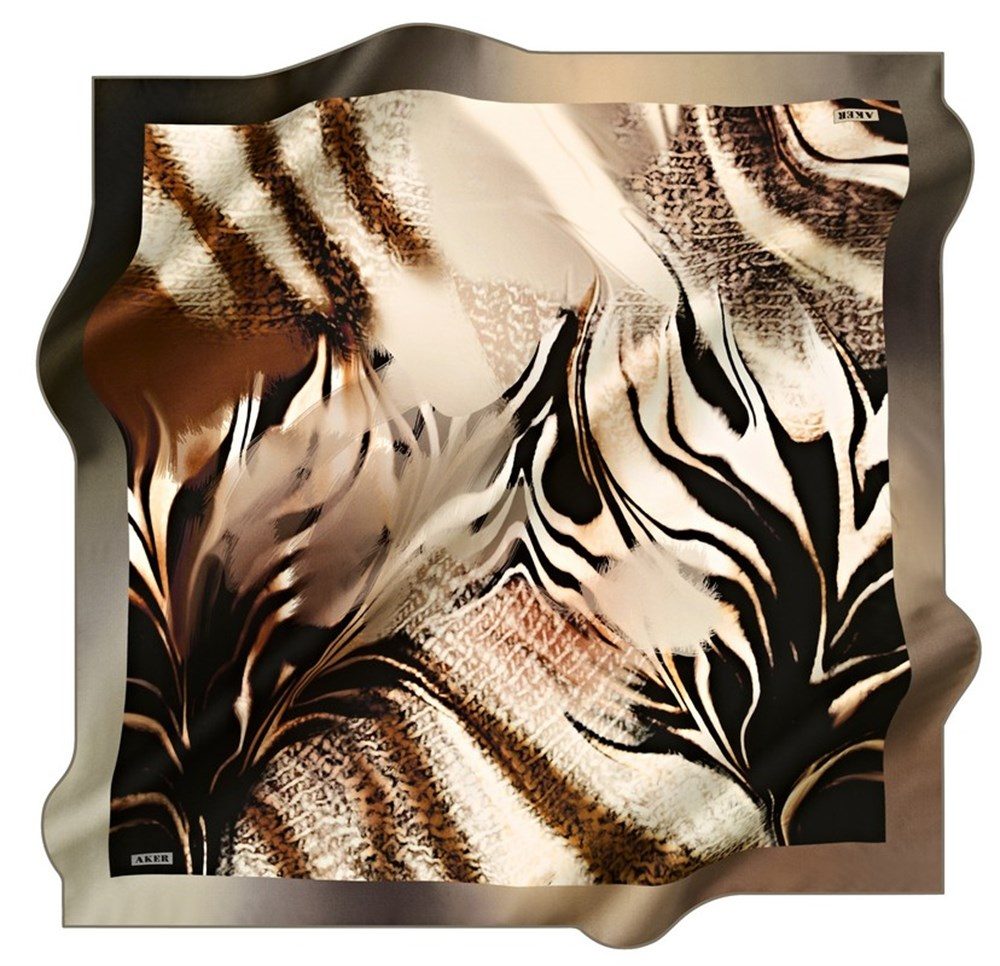 Aker Ellen Elegant Silk Scarf No. 71 - Luxury Fashion Accessory for Women, Perfect for Office, Party & Travel Outfits