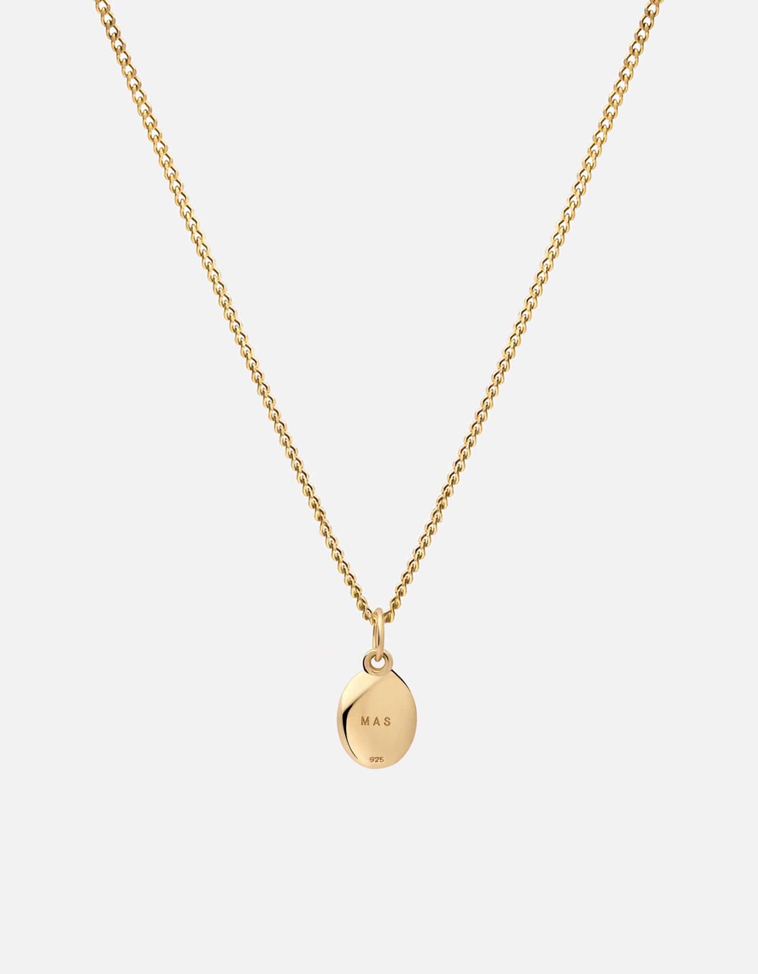 Elegant Gold Vermeil Portal Necklace with Blue Accent - Perfect for Everyday Wear & Special Occasions