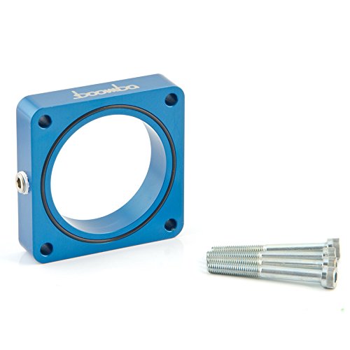 Boomba Racing Blue Throttle Body Spacer for Ford Fusion 2.0L - Performance Upgrade & Increased Airflow - Perfect for Street Racing & Engine Tuning