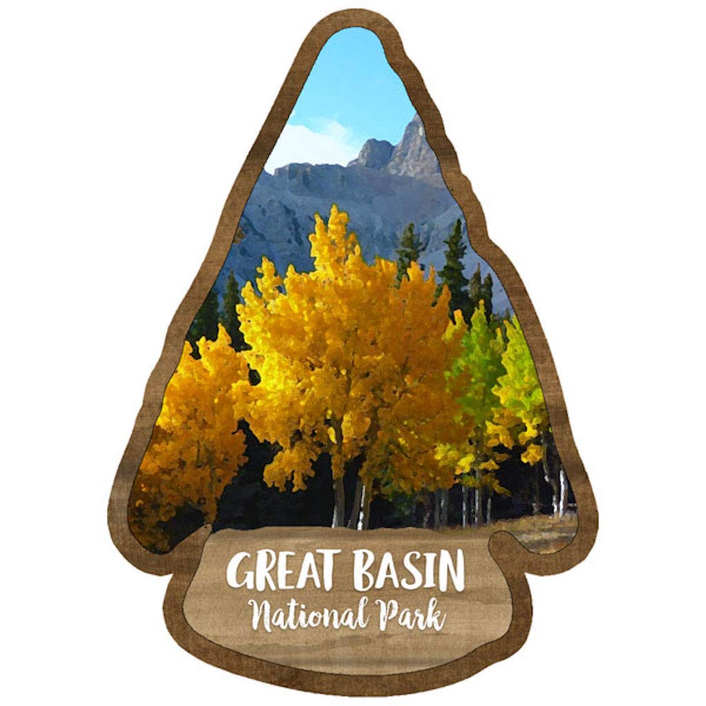 Scrapbook Embellishments - Great Basin National Park Nevada Watercolor Dimensional Laser Cut Stickers for DIY Scrapbooking, Card Making, Journaling & Memory Albums | Scrapbook Customs 52257