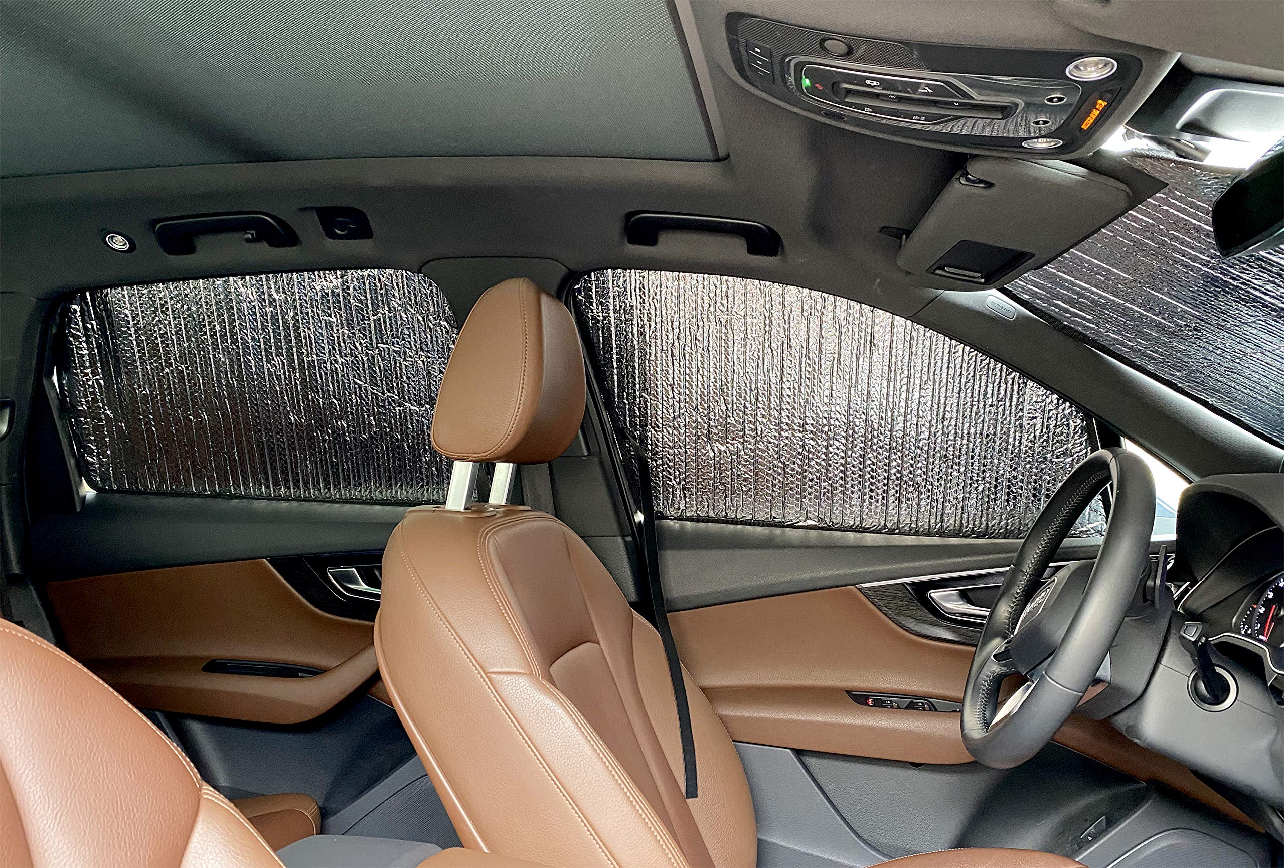 Custom Fit Side Window Rear Seat Sunshade for 2013-2016 Audi Allroad Wagon (Premium Plus & Prestige) - UV Protection, 2-Piece Set - Made in USA - Perfect for Road Trips & Child Safety