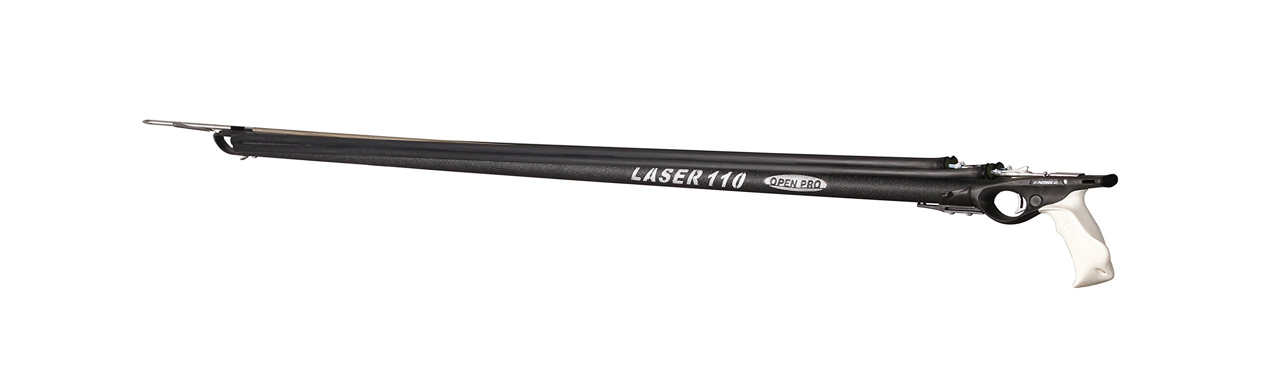 Pathos Laser Open Pro Speargun - 110cm Carbon Fiber Spearfishing Gun for Underwater Hunting | Perfect for Reef, Bluewater & Deep Sea Fishing Adventures