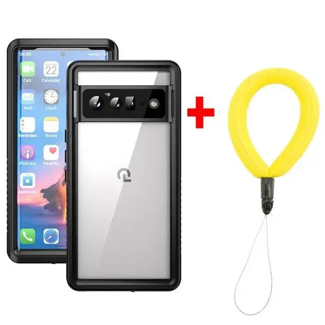 Waterproof Case for Google Pixel 6 Pro - Shockproof Full Body Armor Protection for Swimming, Outdoor & Travel