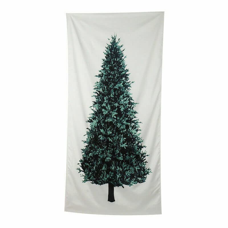 Festive Christmas Pine Tree Tapestry Wall Hanging - Holiday Home Decor for Bedroom, Living Room & Party | Perfect for Seasonal Decorations, Gift Giving & Cozy Winter Ambiance