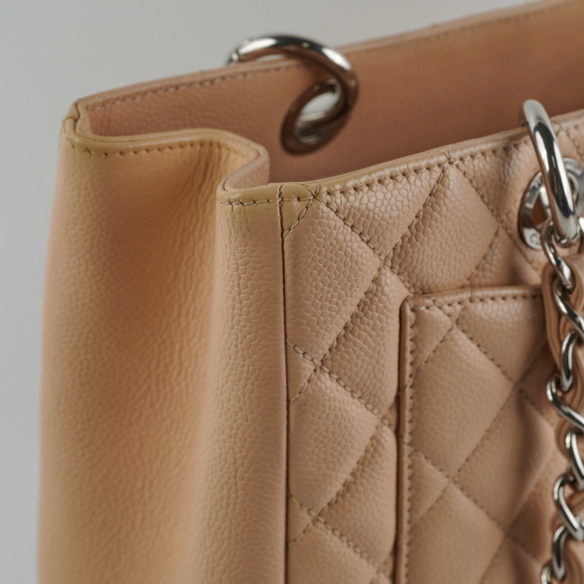 Chanel Grand Shopping Tote (GST) Beige Clair Caviar Leather Handbag - Luxury Designer Tote for Women, Perfect for Work, Travel & Everyday Use