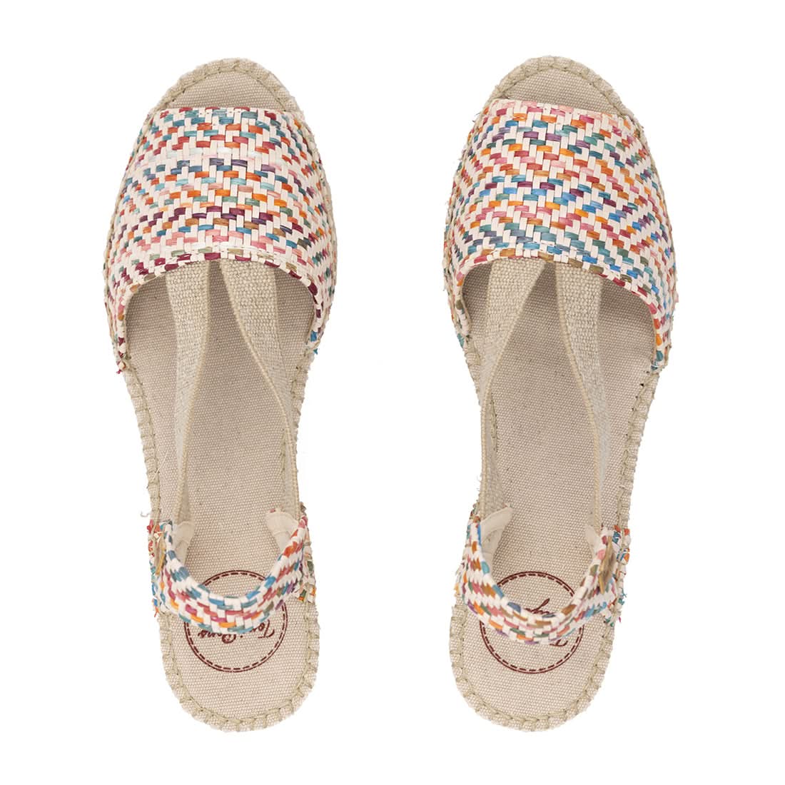 Women's Multicolor Wedge Espadrille Sandals - Teide MS | Comfortable Summer Shoes for Beach, Vacation & Casual Outings