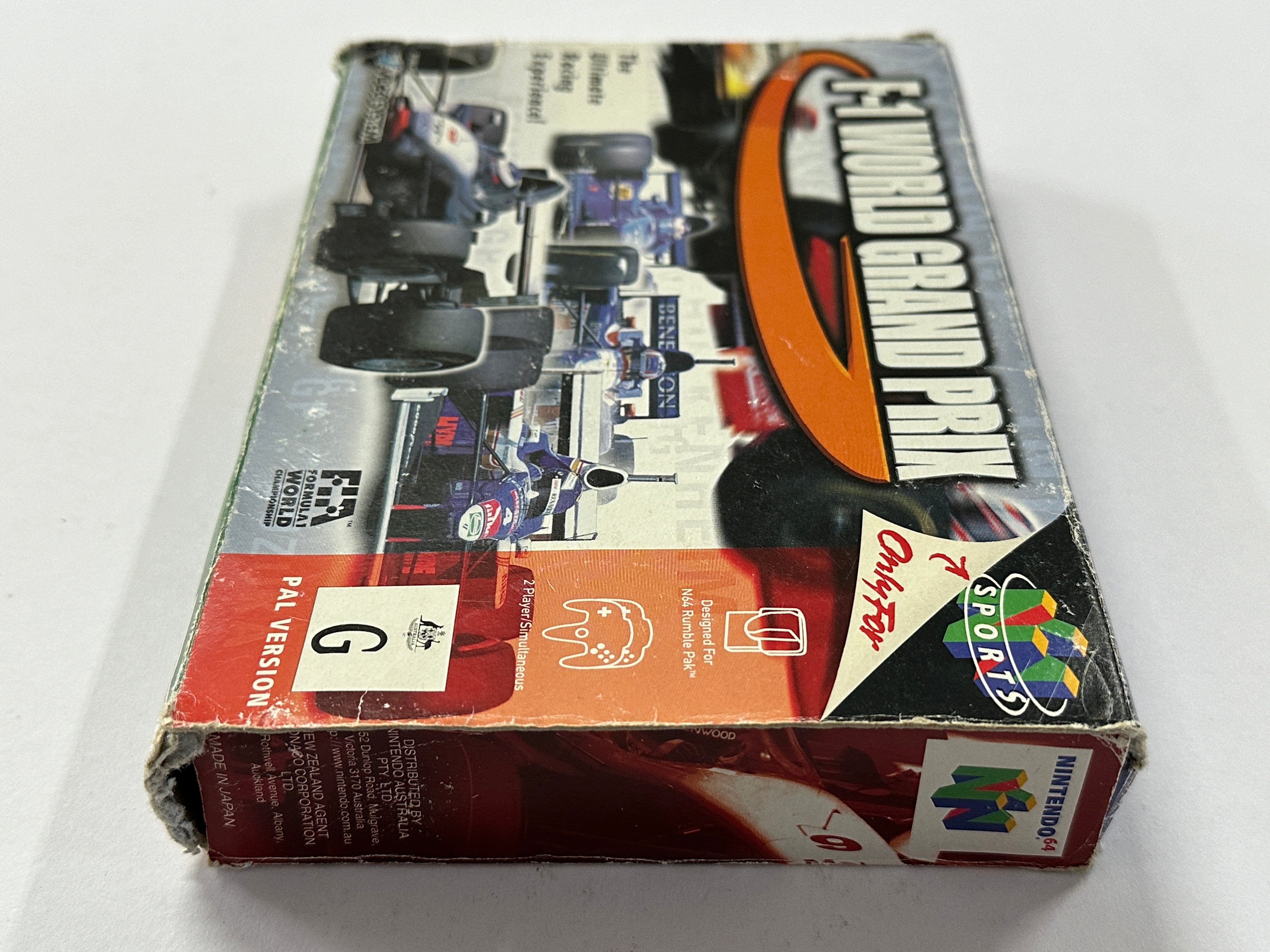 F1 World Grand Prix Complete In Box - Authentic Racing Game for PlayStation - Perfect for Racing Enthusiasts & Collectors