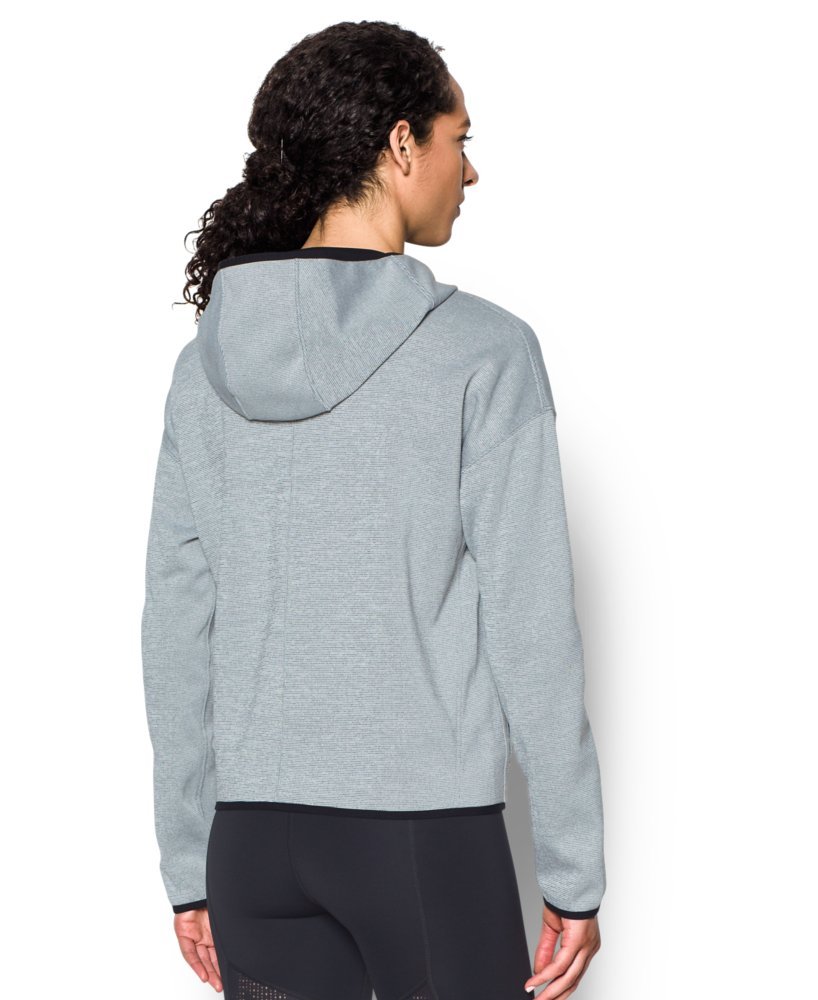 Under Armour Women's Double Threat Swacket - Lightweight Hooded Jacket for Running & Outdoor Activities | Water-Resistant & Breathable Activewear